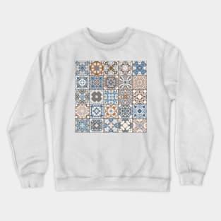 Mosaic tile tribal pattern Crewneck Sweatshirt
